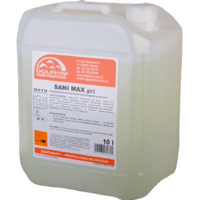 Sani Max gel 10 l środek do czyszczenia i dezynfekcji toalet